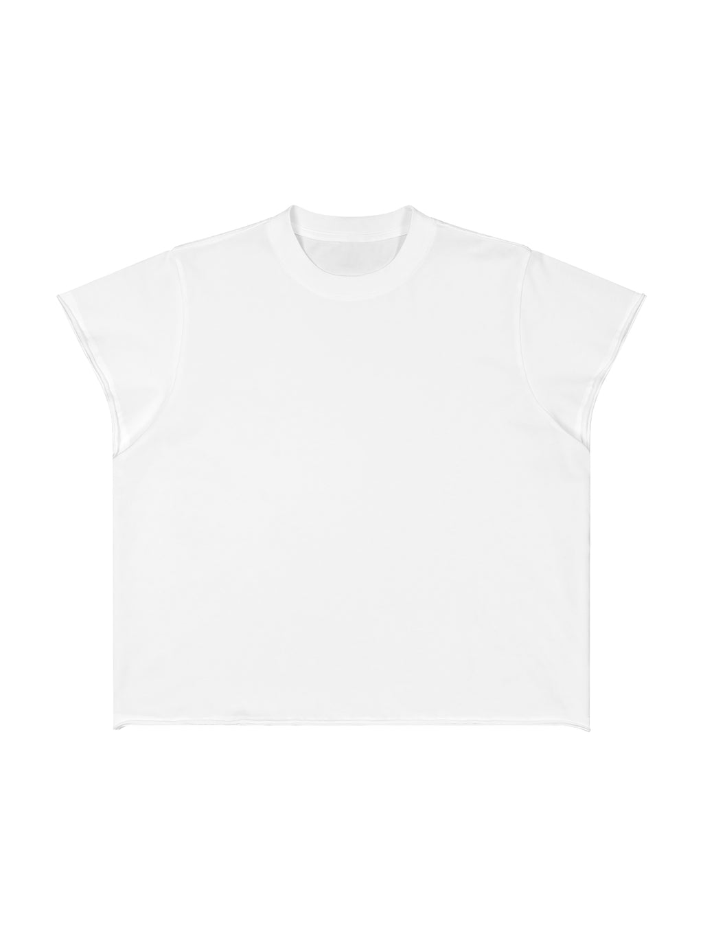 Unisex Boxy Raw Edge T-Shirt gallery 21