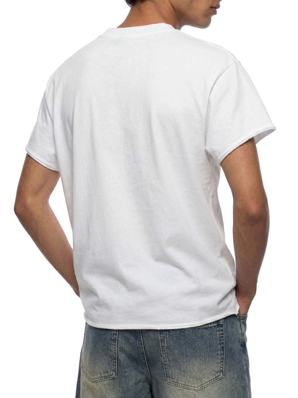 Unisex Boxy Raw Edge T-Shirt gallery 6