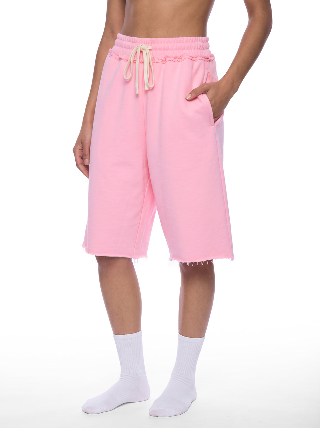 Unisex Heavyweight Raw Edge Shorts - image 12
