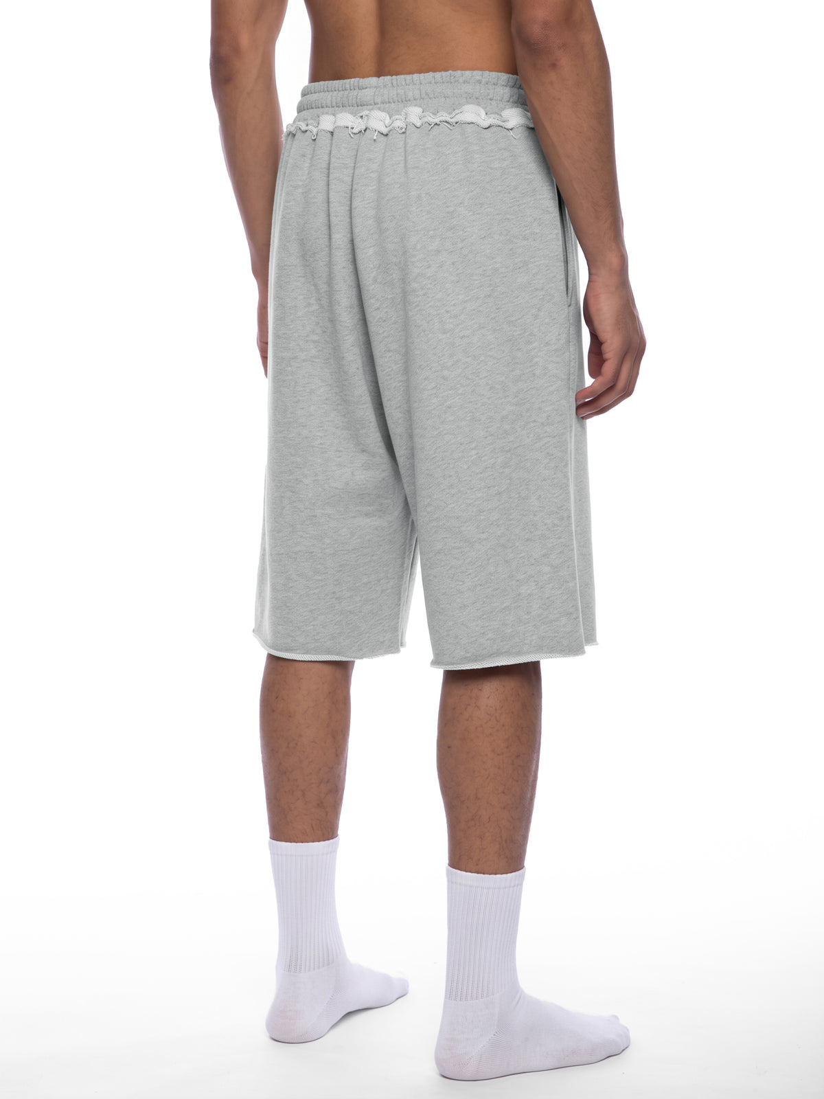 Unisex Heavyweight Raw Edge Shorts - image 5