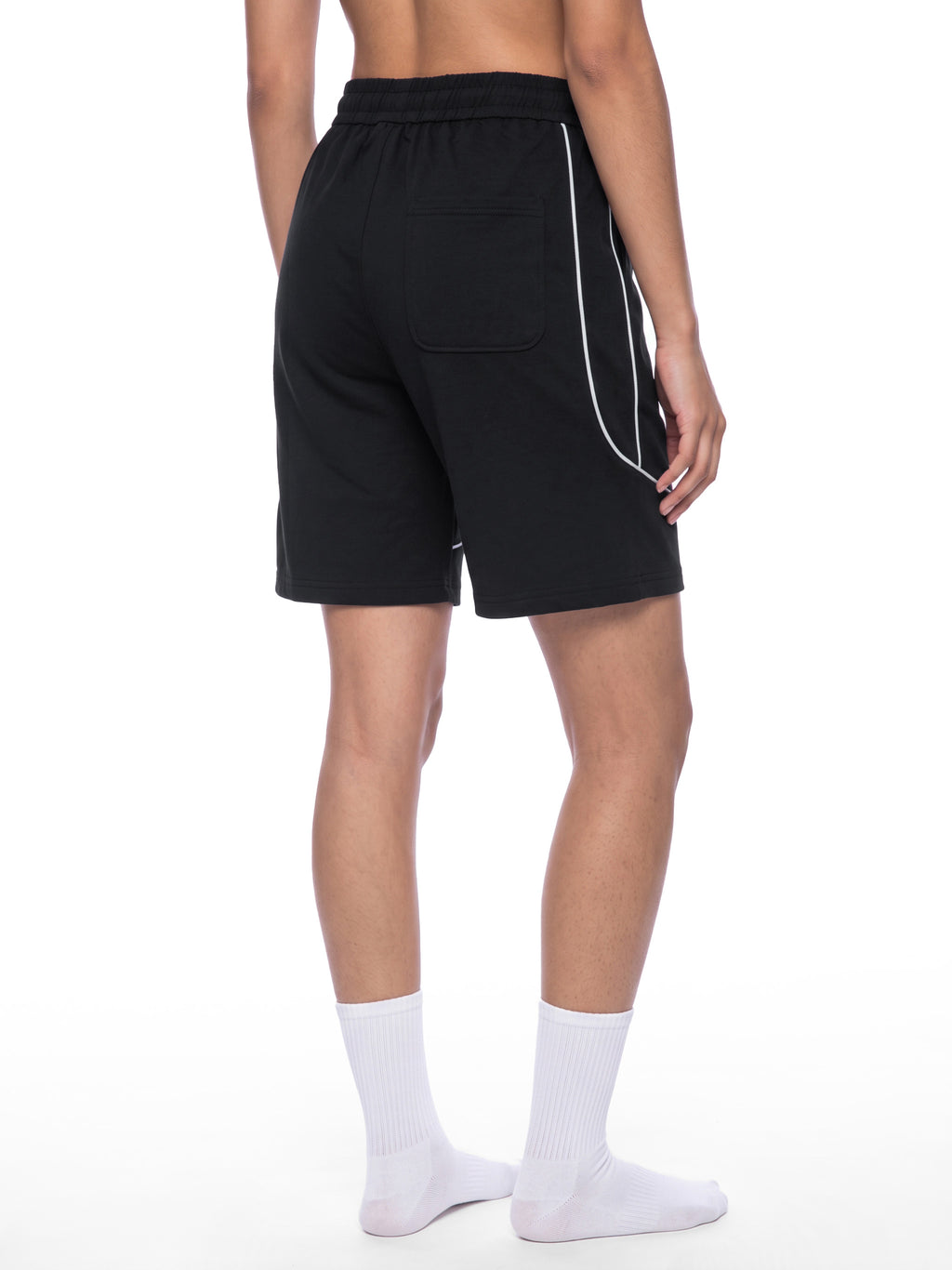 Unisex Piping Color Block Shorts - image 12