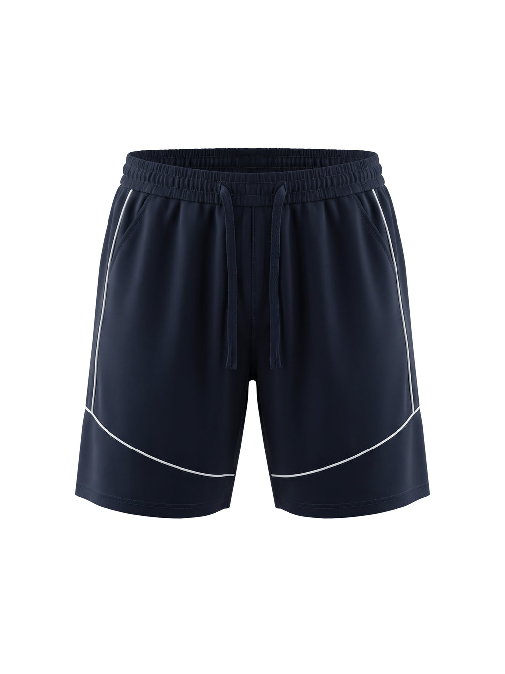 Unisex Piping Color Block Shorts - image 21