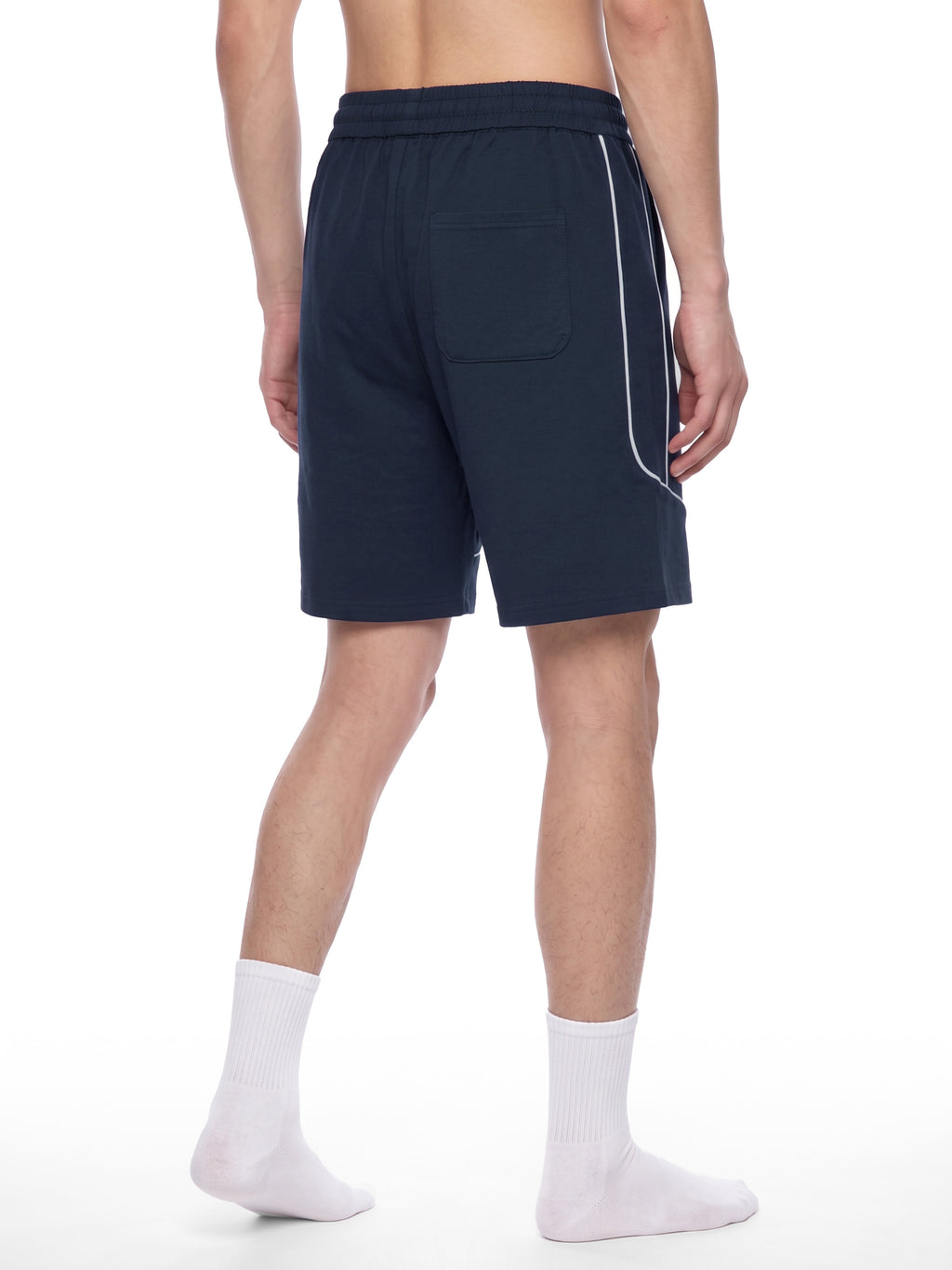 Unisex Piping Color Block Shorts - image 7