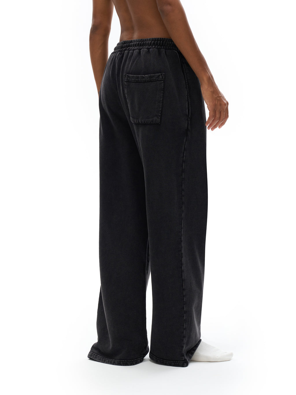Unisex Snow-Washed Straight-Leg Pants gallery image