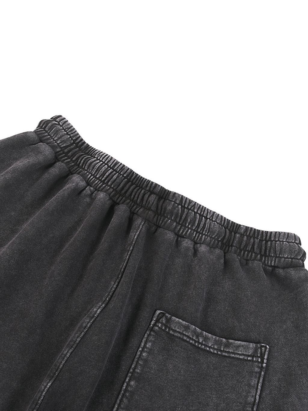 Unisex Snow-Washed Straight-Leg Pants gallery image