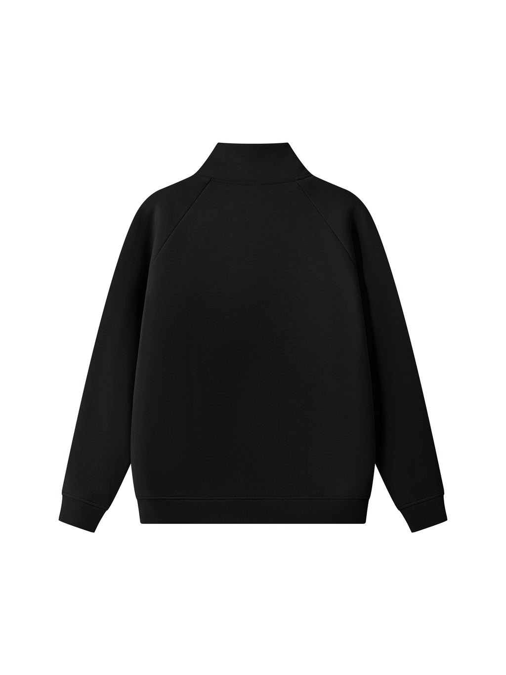 Unisex Stand Collar Jacket - Black back