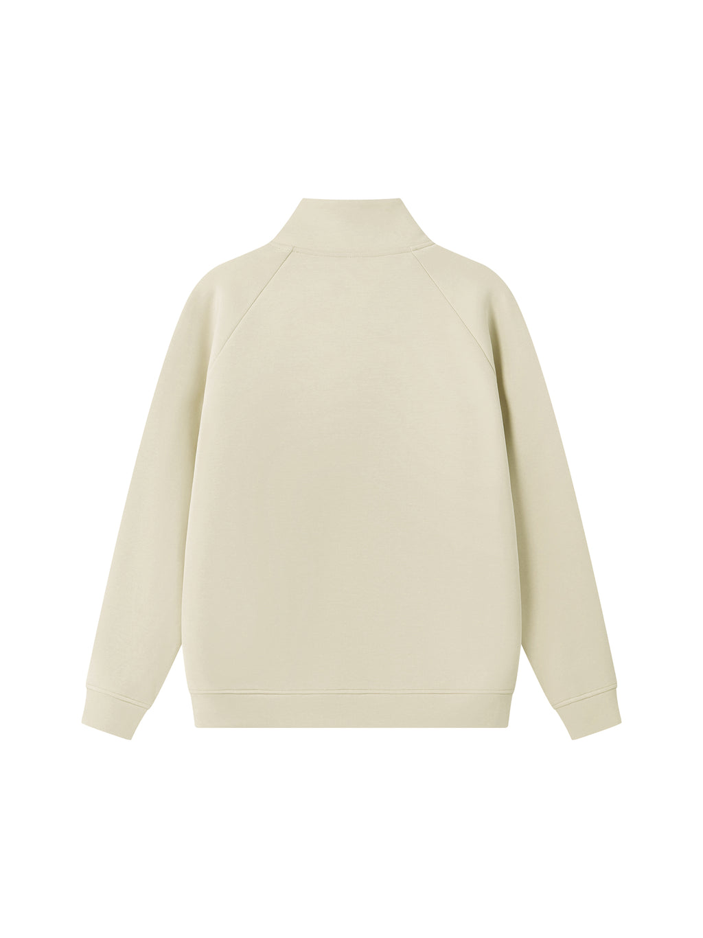 Unisex Stand Collar Jacket - Light Camel back