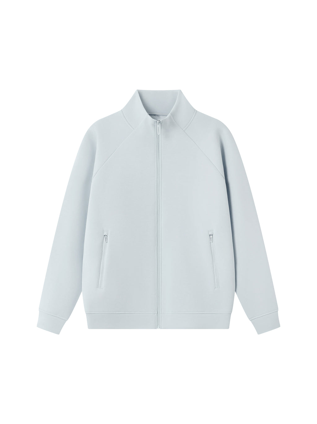 Unisex Stand Collar Jacket - Light Blue front colour