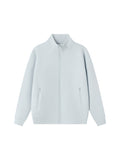 Unisex Stand Collar Jacket - Light Blue front colour