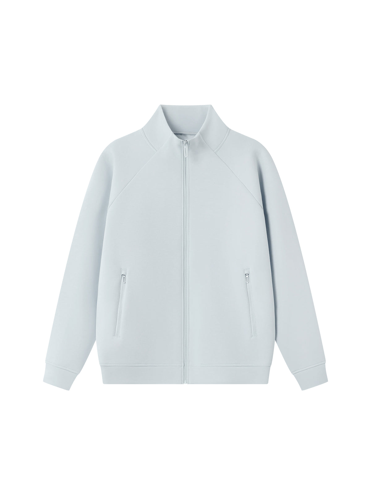 Unisex Stand Collar Jacket - Light Blue front colour