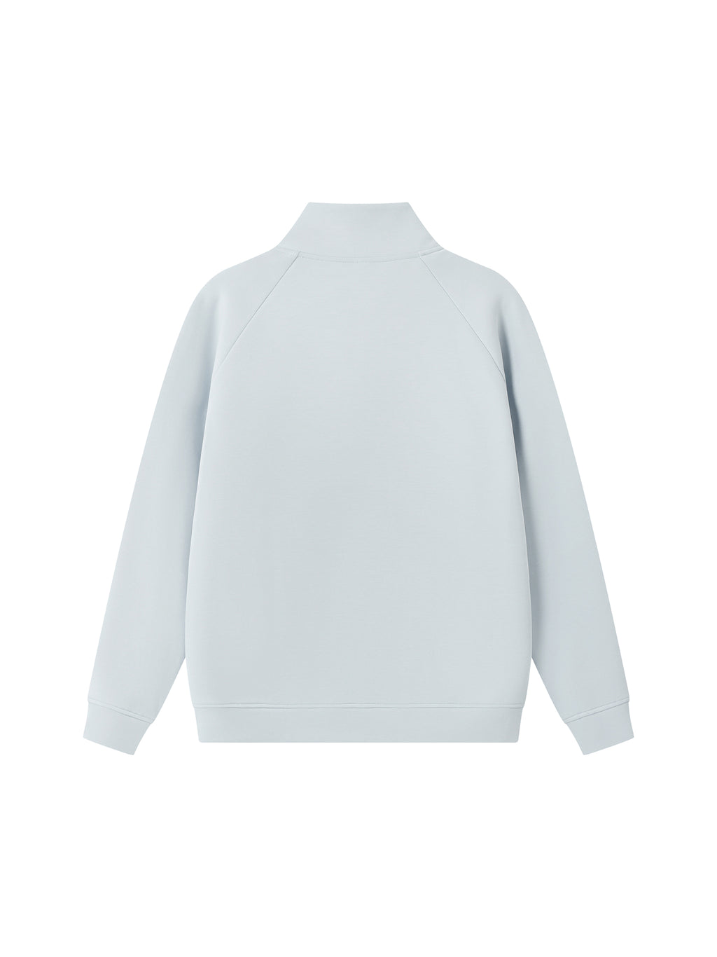 Unisex Stand Collar Jacket - Light Blue back colour