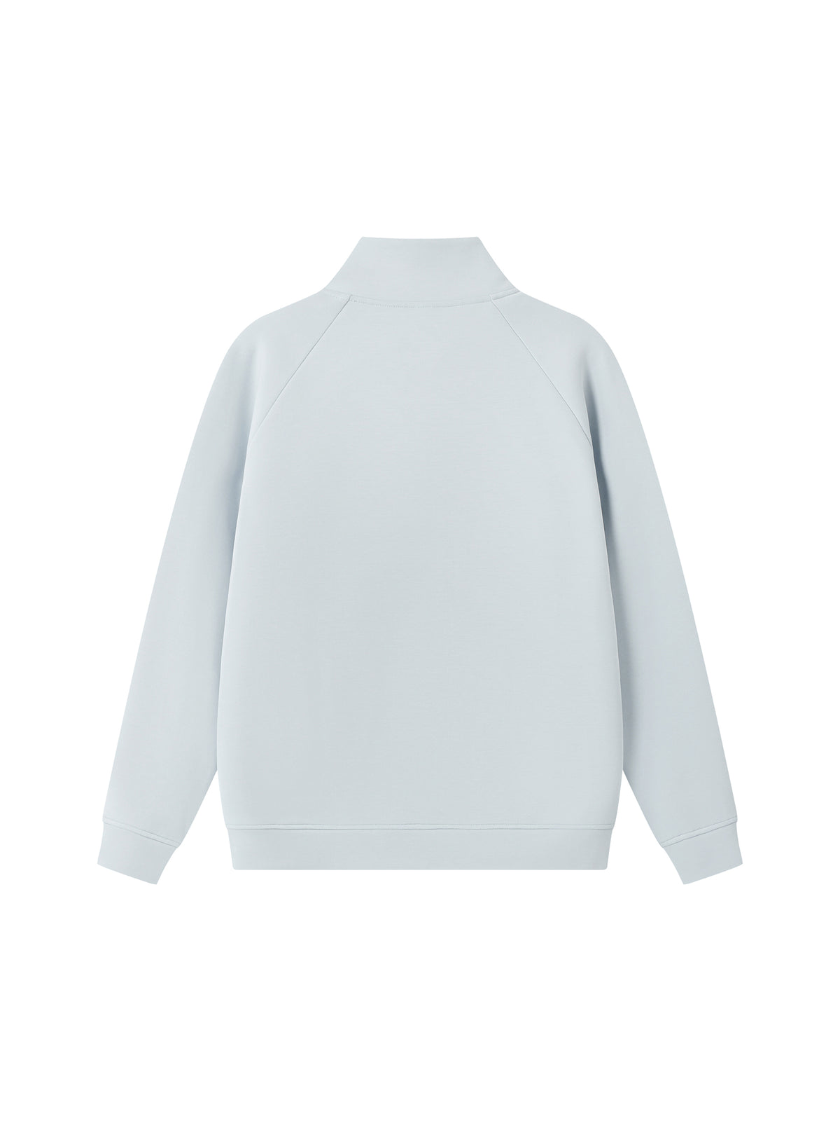 Unisex Stand Collar Jacket - Light Blue back colour