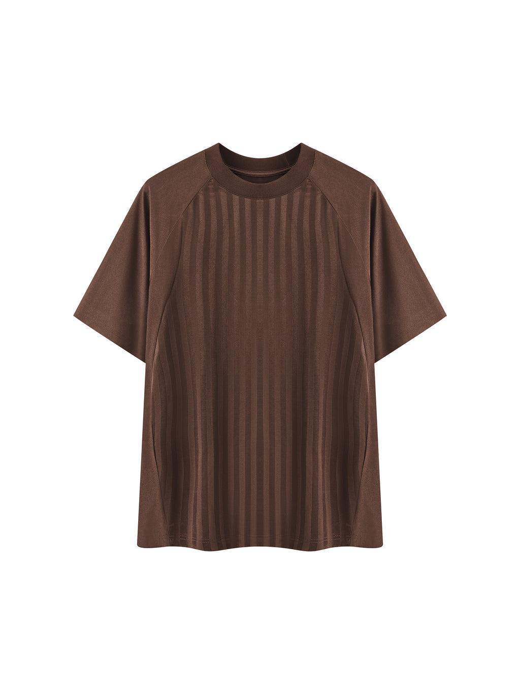 Unisex Striped Soccer Jersey coffee front view