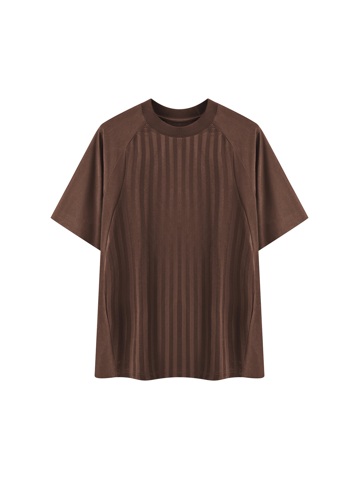 Unisex Striped Soccer Jersey coffee front view
