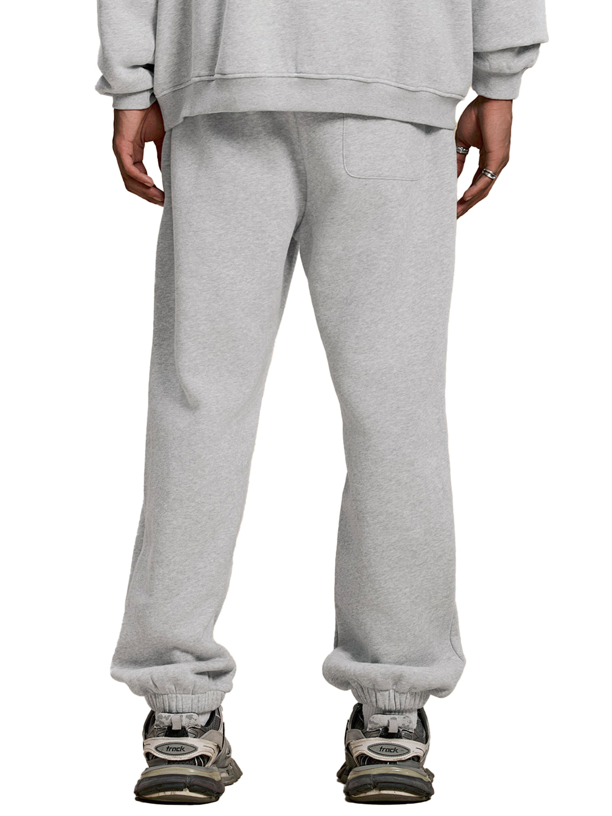 Unisex Sun-Fade Contrast-Tape Fleece Jogger Sweatpants gallery image