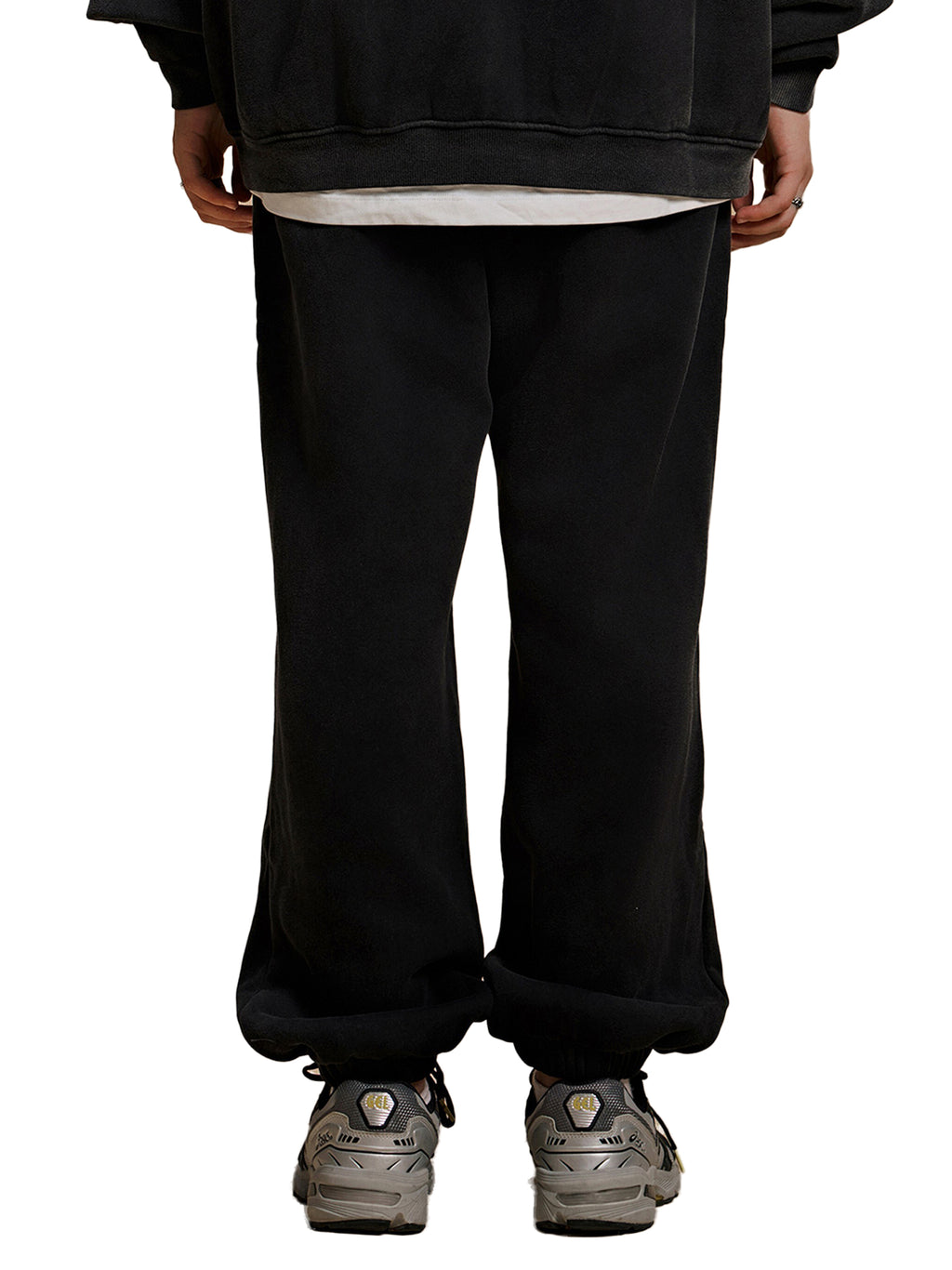 Unisex Sun-Fade Contrast-Tape Fleece Jogger Sweatpants gallery image