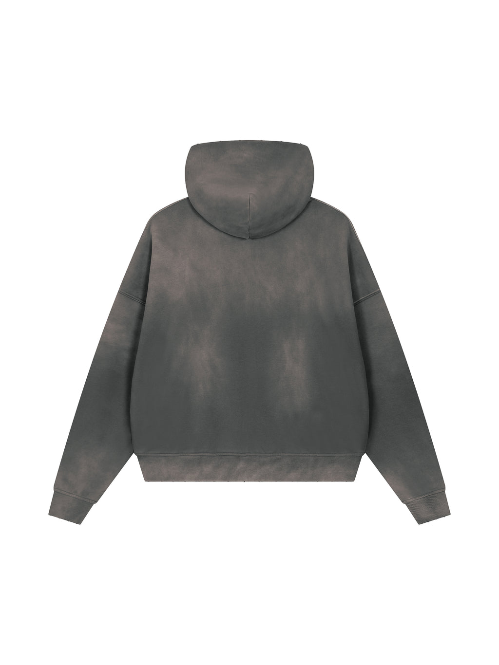 Unisex Sunfade Distressed Boxy Hoodie