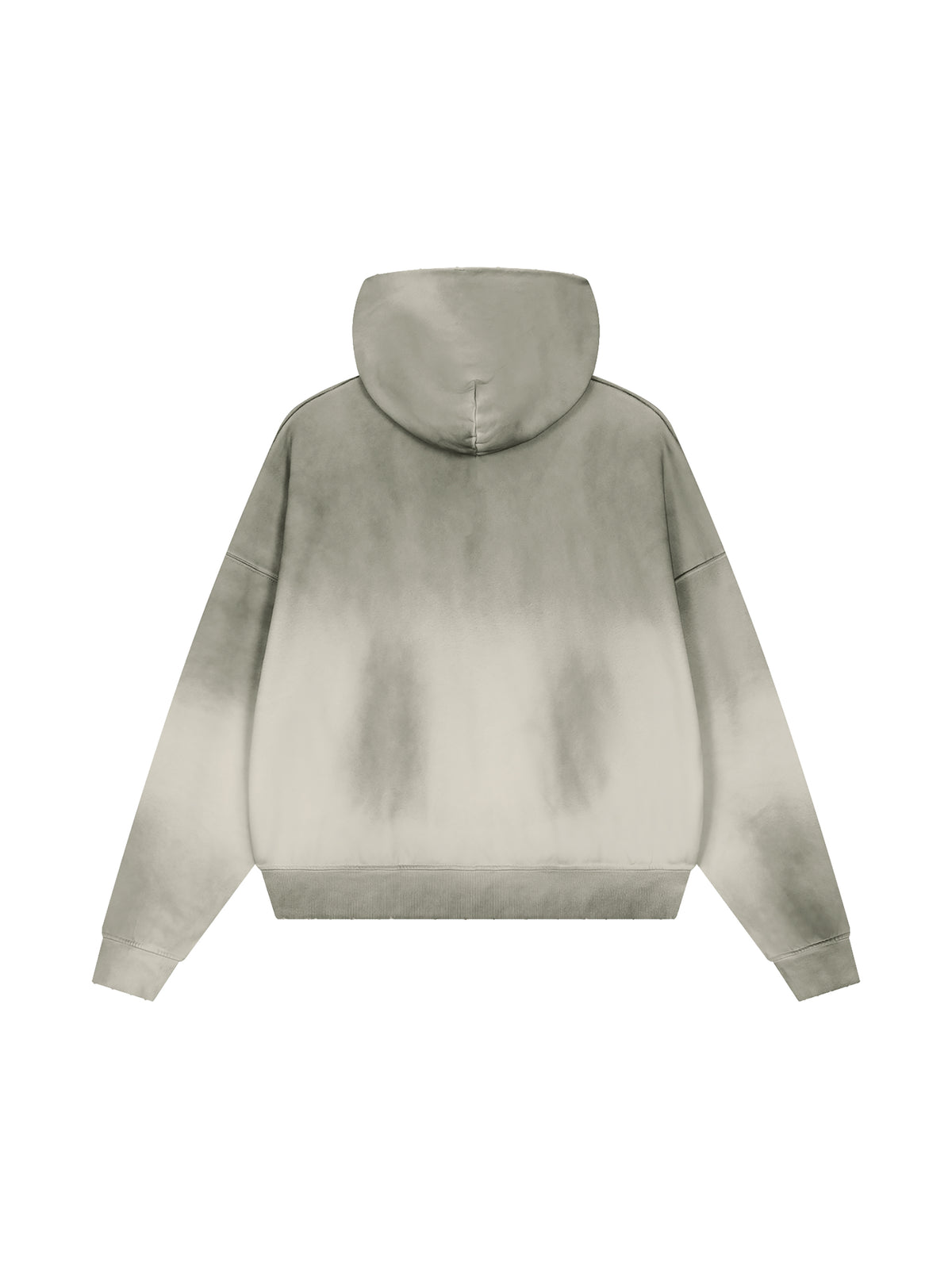 Unisex Sunfade Distressed Boxy Hoodie