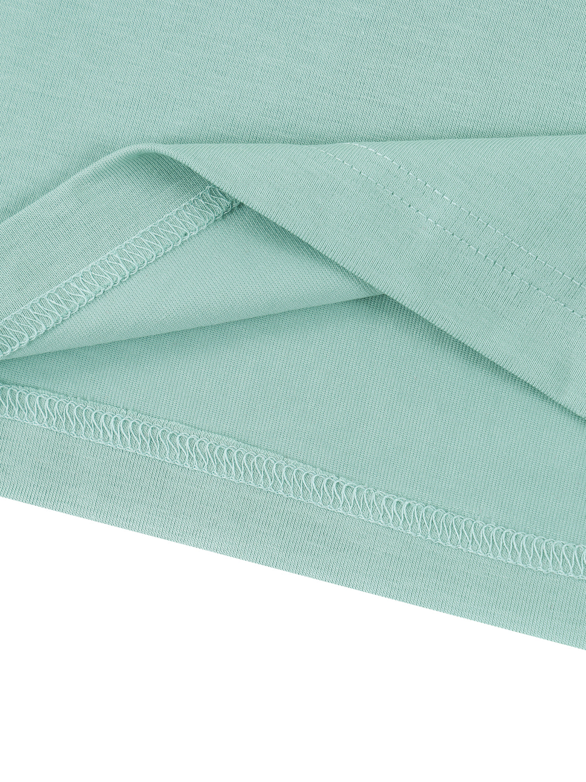 Off Script Regular Fit Crewneck T-Shirt - Mint Green detail view 3