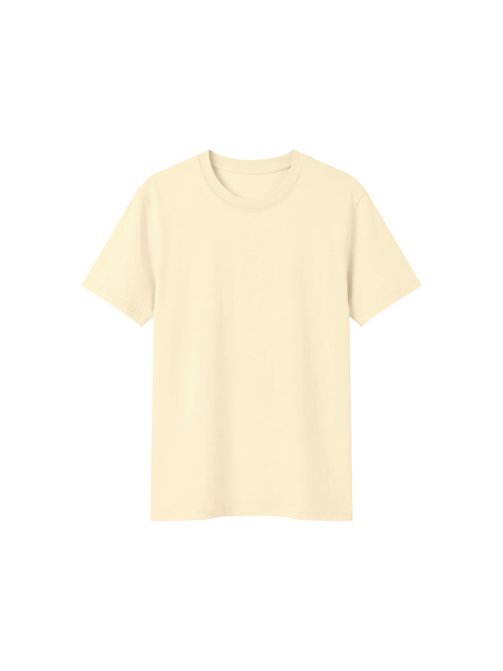 Off Script Sorona Crewneck T-Shirt - Apricot front view