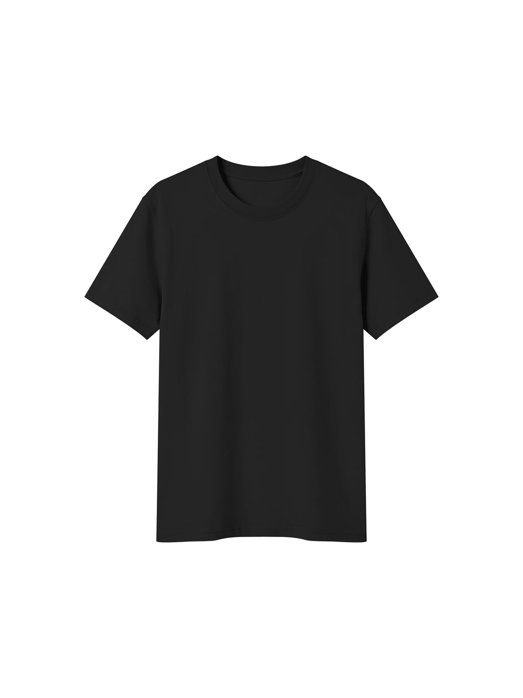Off Script Sorona Crewneck T-Shirt - Black front view