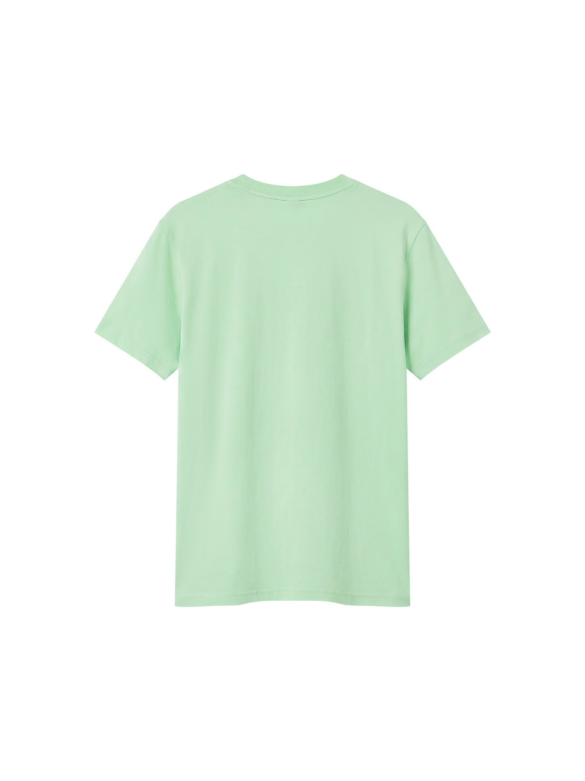 Off Script Sorona Crewneck T-Shirt - Mint Green back view