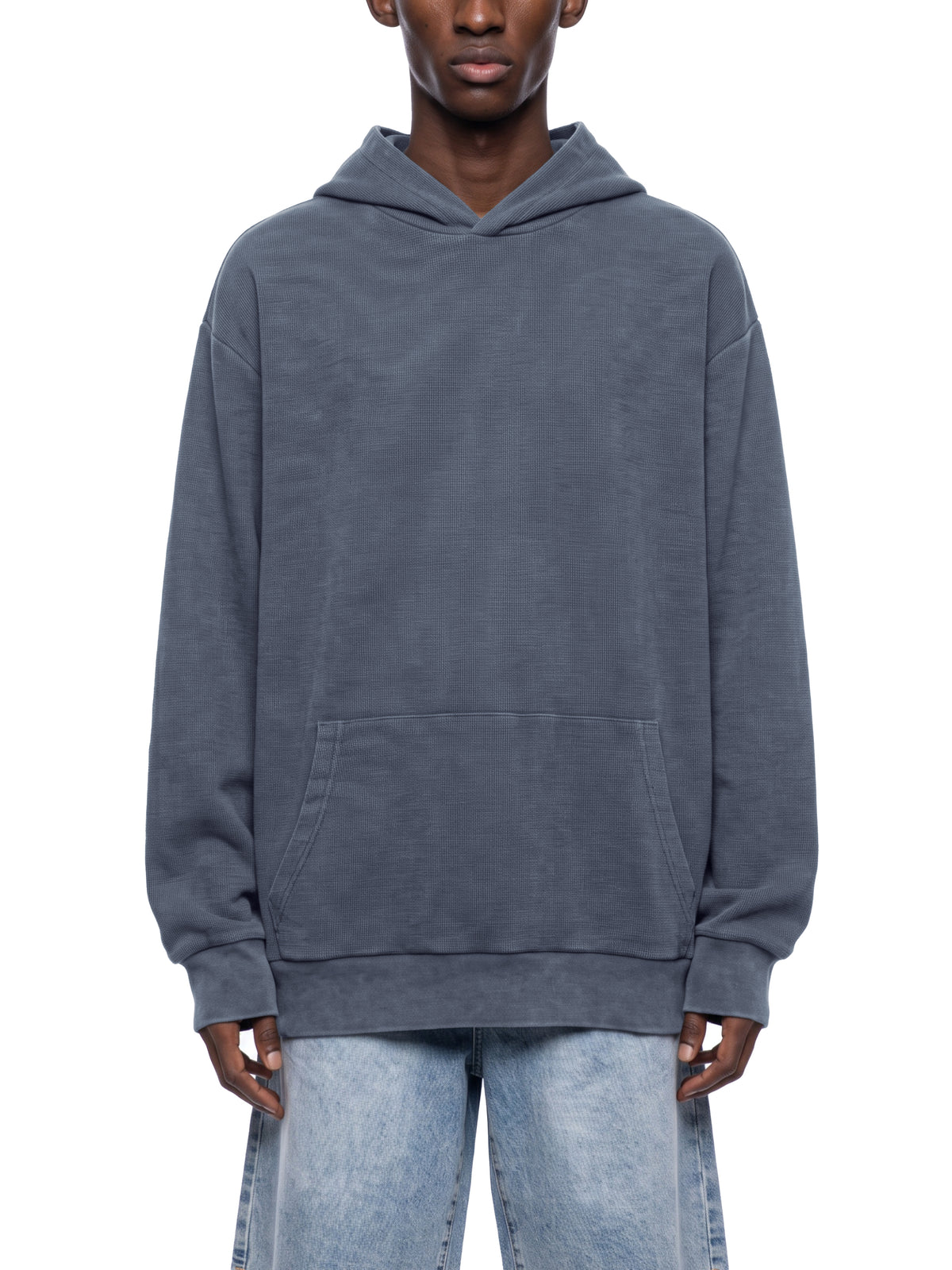 Unisex Mineral Wash Oversized Hoodie – model view 1