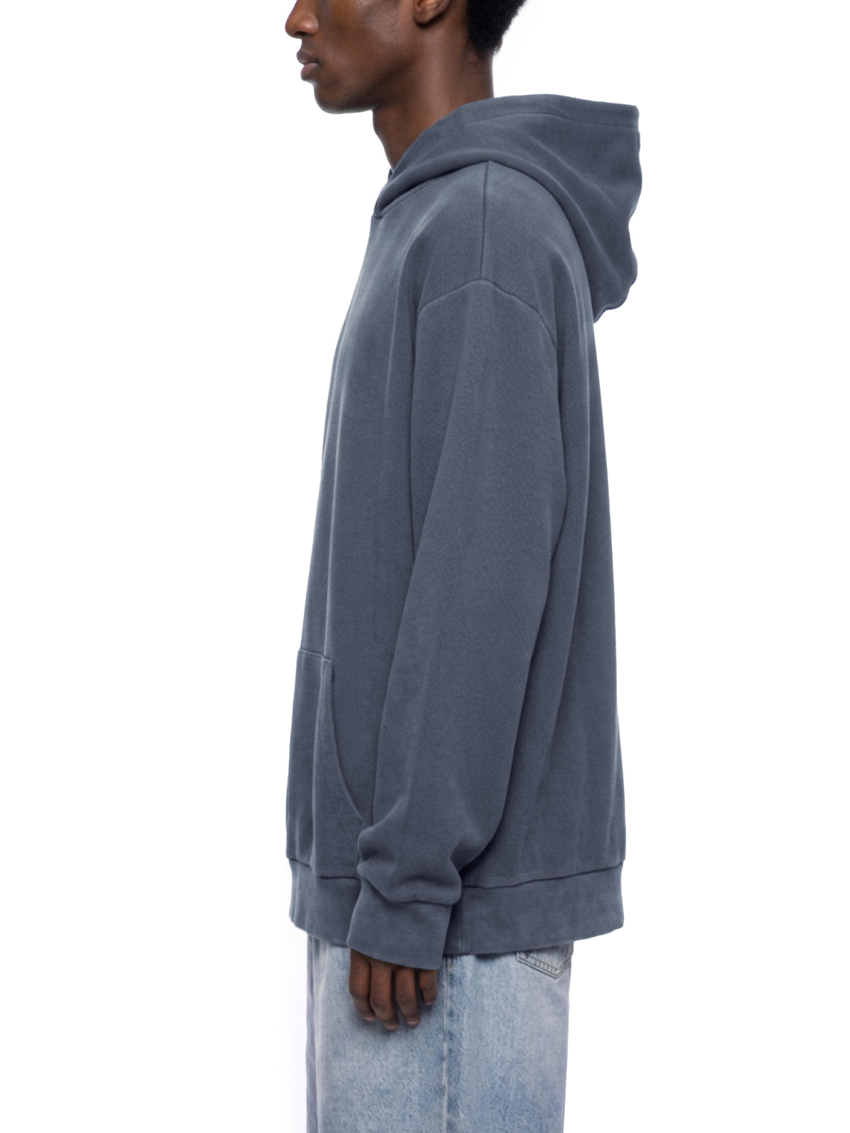 Unisex Mineral Wash Oversized Hoodie – model view 2