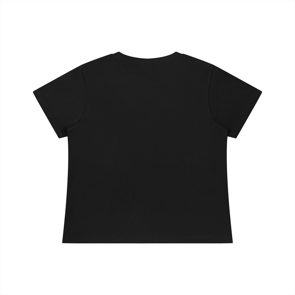 I Don't Need a Valentine I Need a Nap Women's Graphic Baby T-Shirt — Black back flat view