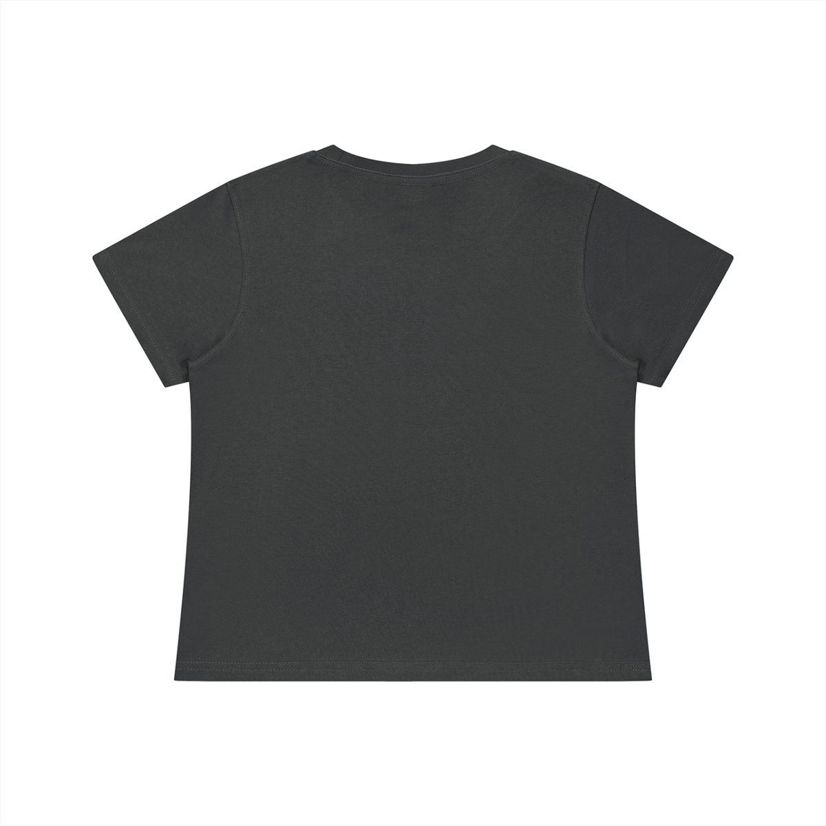 I Don't Need a Valentine I Need a Nap Women's Graphic Baby T-Shirt — Dark Gray back flat view