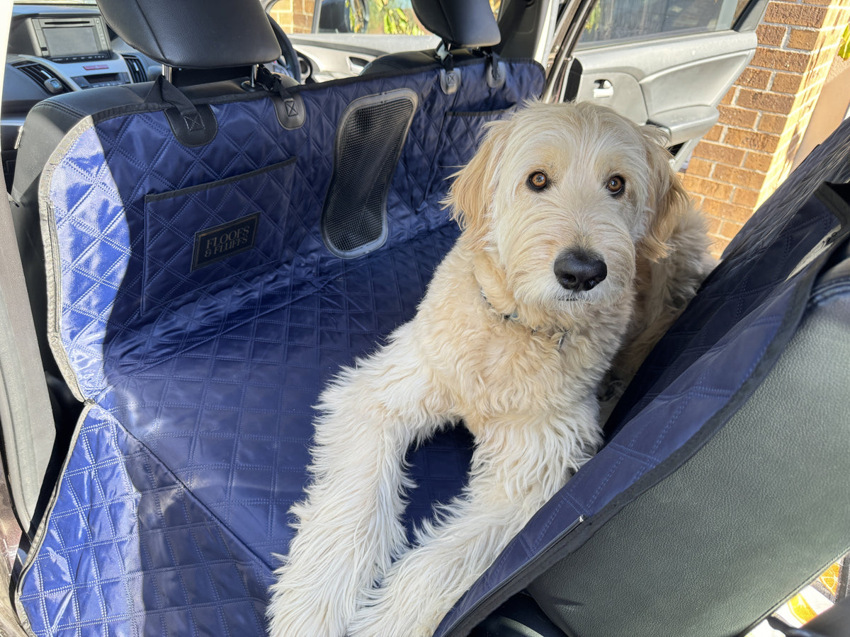 Car Seat Protector for Pets | Heavy Duty Hard-base Waterproof Dog Seat Cover