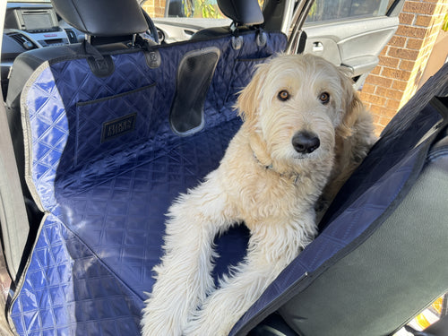 Car Seat Protector for Pets | Heavy Duty Hard-base Waterproof Dog Seat Cover