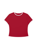 Women’s Color Block Crop T-Shirt gallery 21