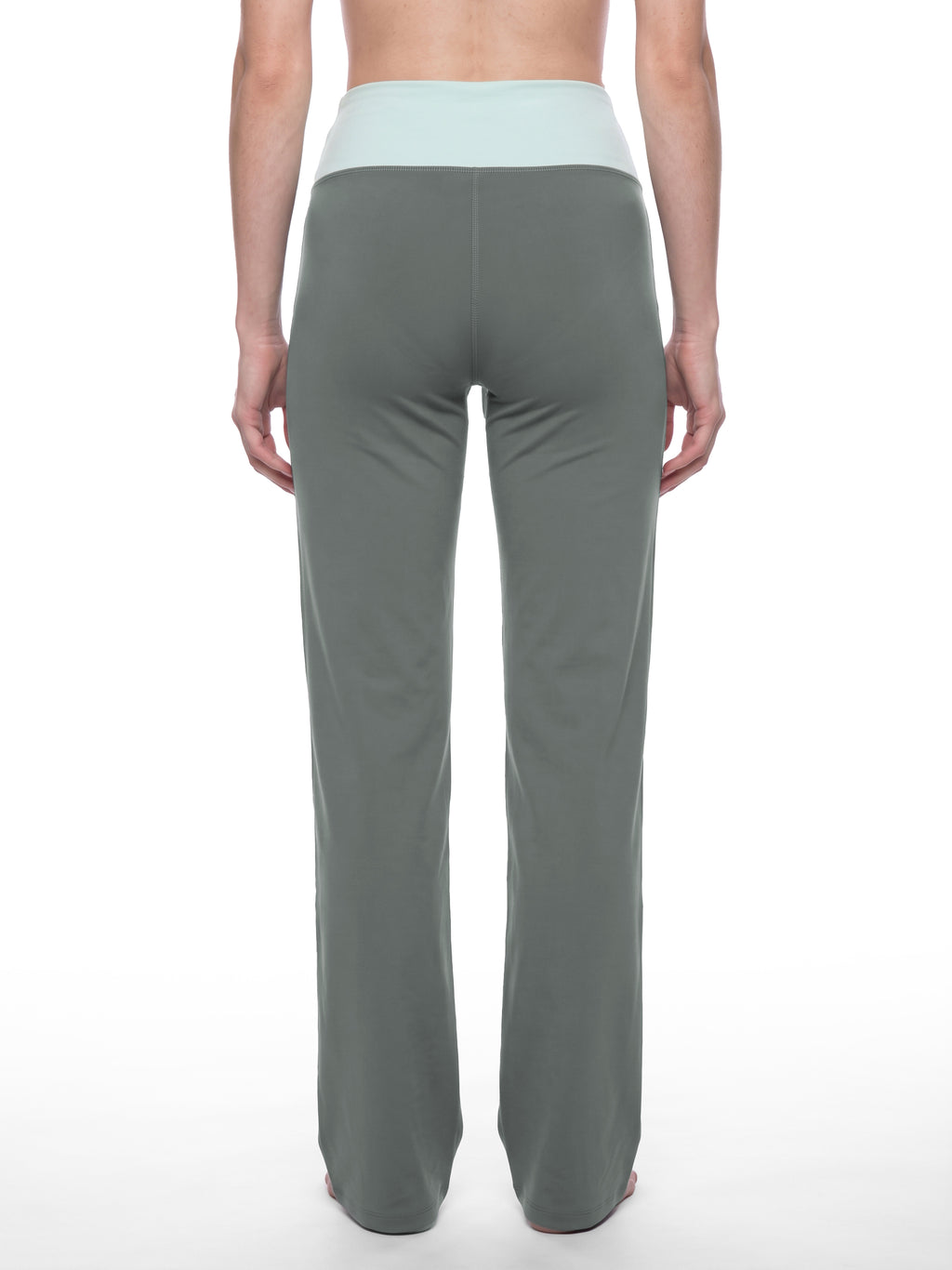 Women's Color Block Yoga Flare Leggings gallery image 5