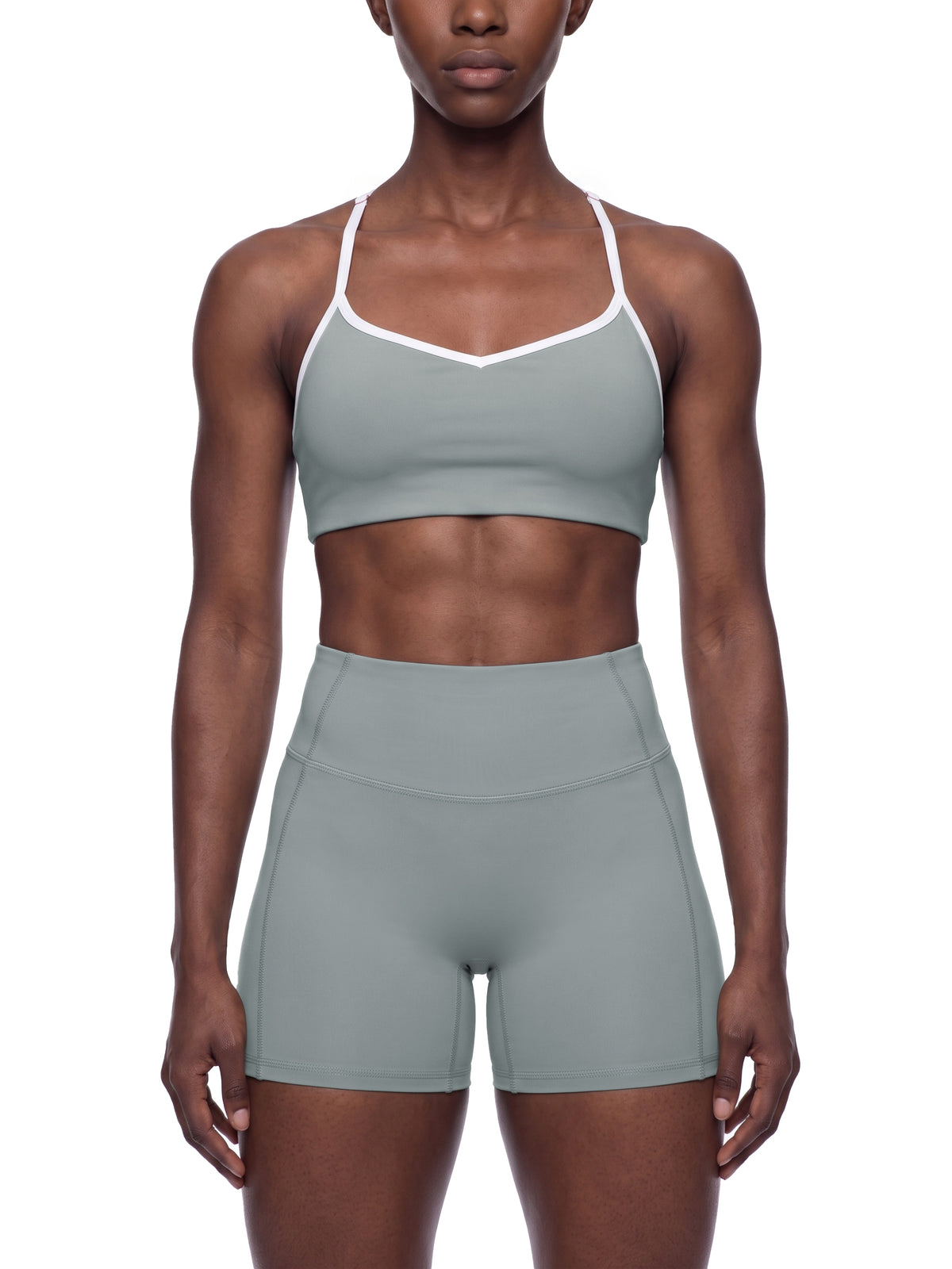 Women’s Color Block Yoga Sport Bra gallery image 3
