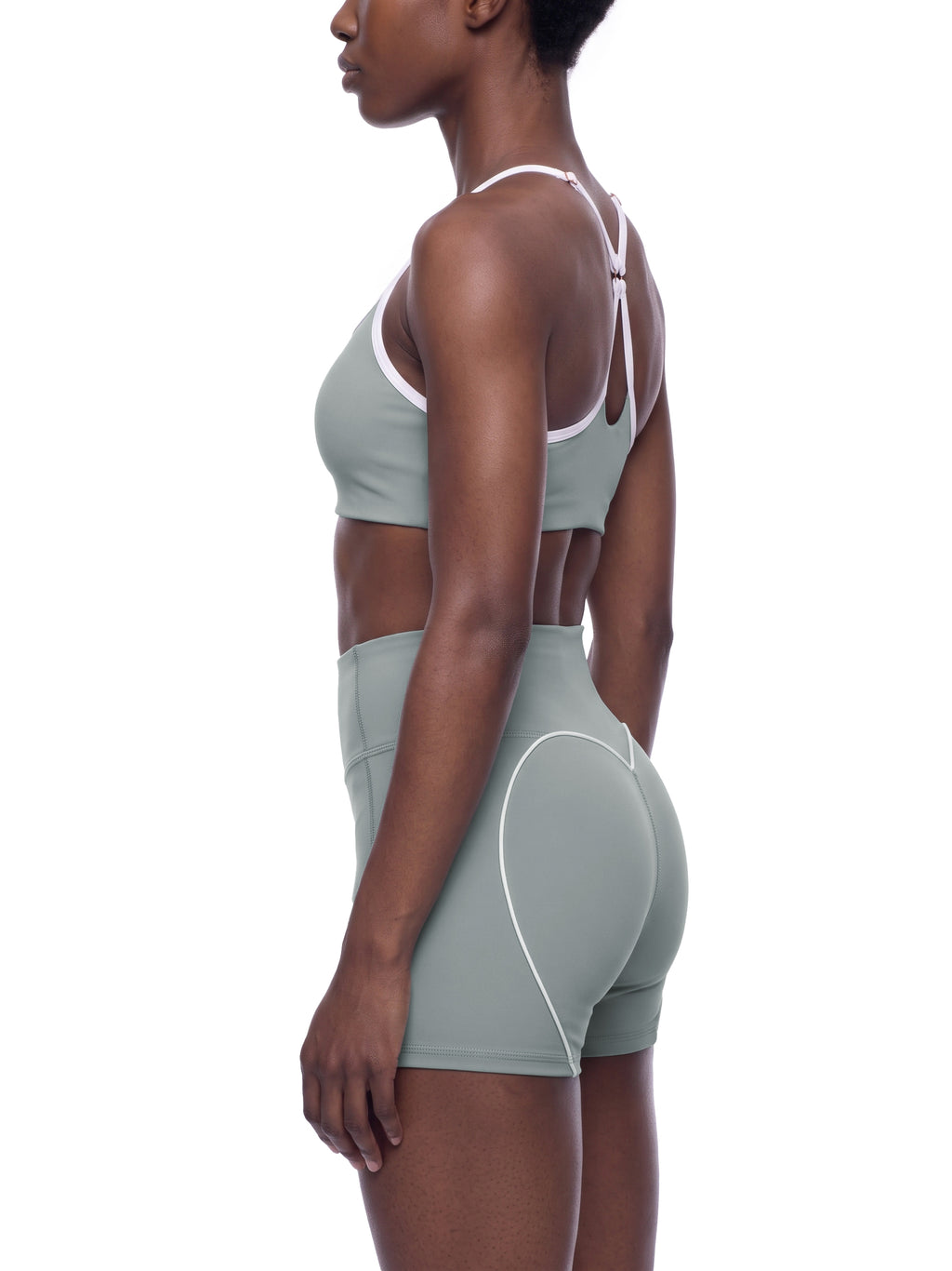 Women’s Color Block Yoga Sport Bra gallery image 4