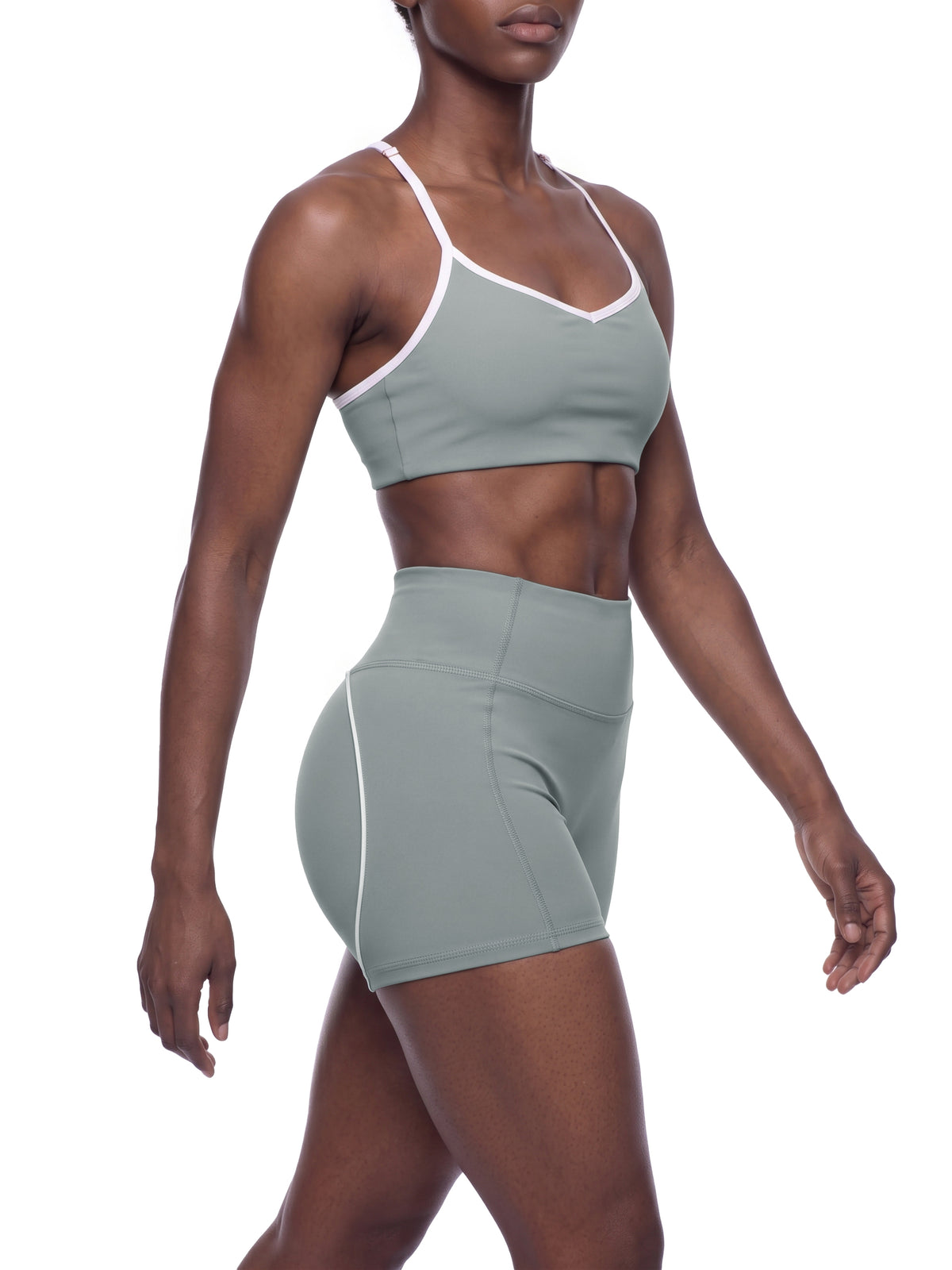 Women’s Color Block Yoga Sport Bra gallery image 6