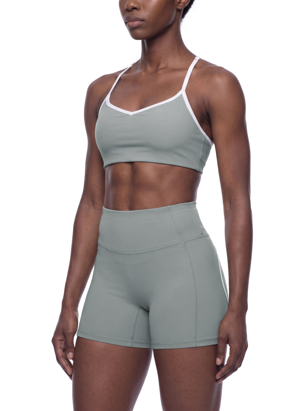 Women’s Color Block Yoga Sport Bra gallery image 7