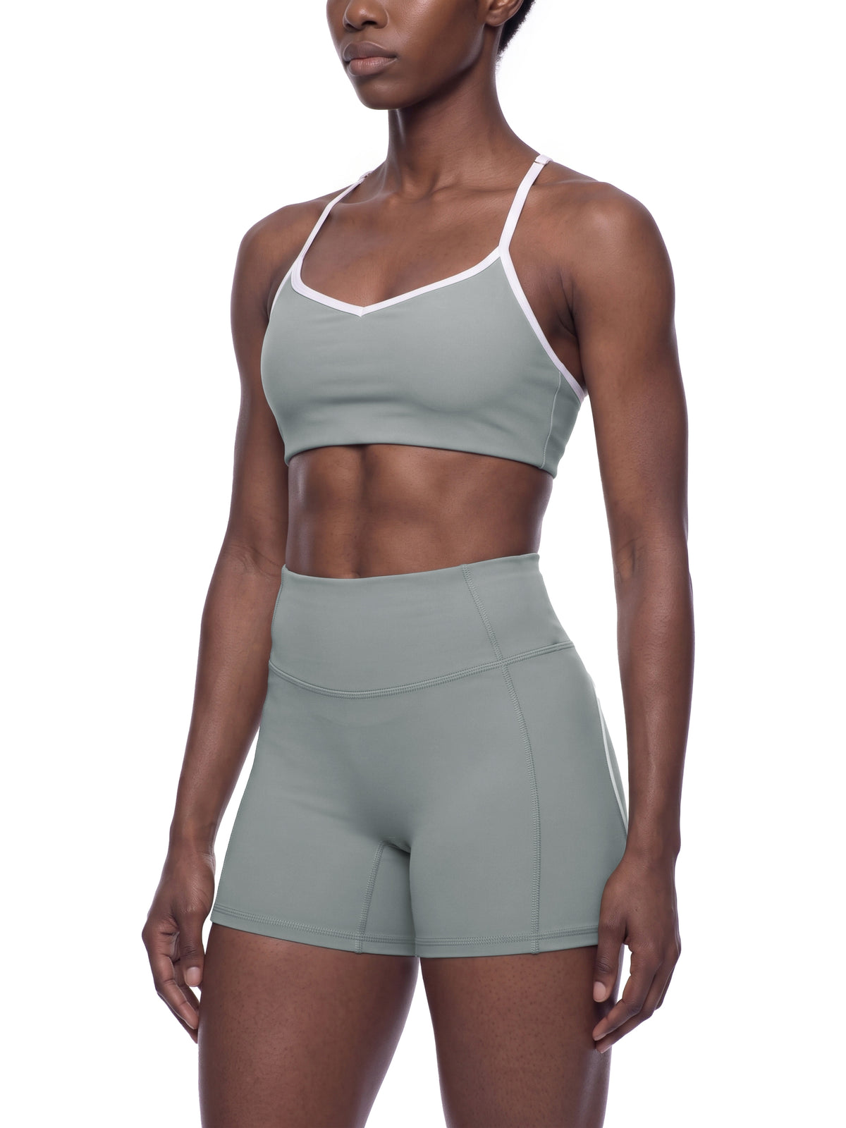 Women’s Color Block Yoga Sport Bra gallery image 7