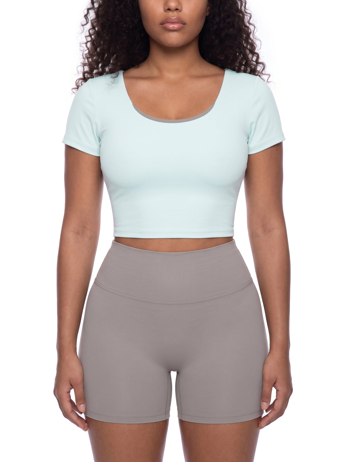 Women's Color Block Yoga T-Shirt gallery image 3