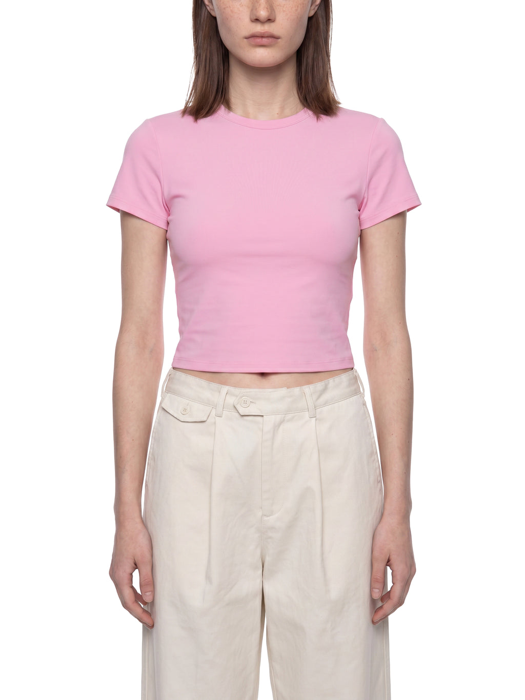 Women's Crewneck Crop T-Shirt gallery 3