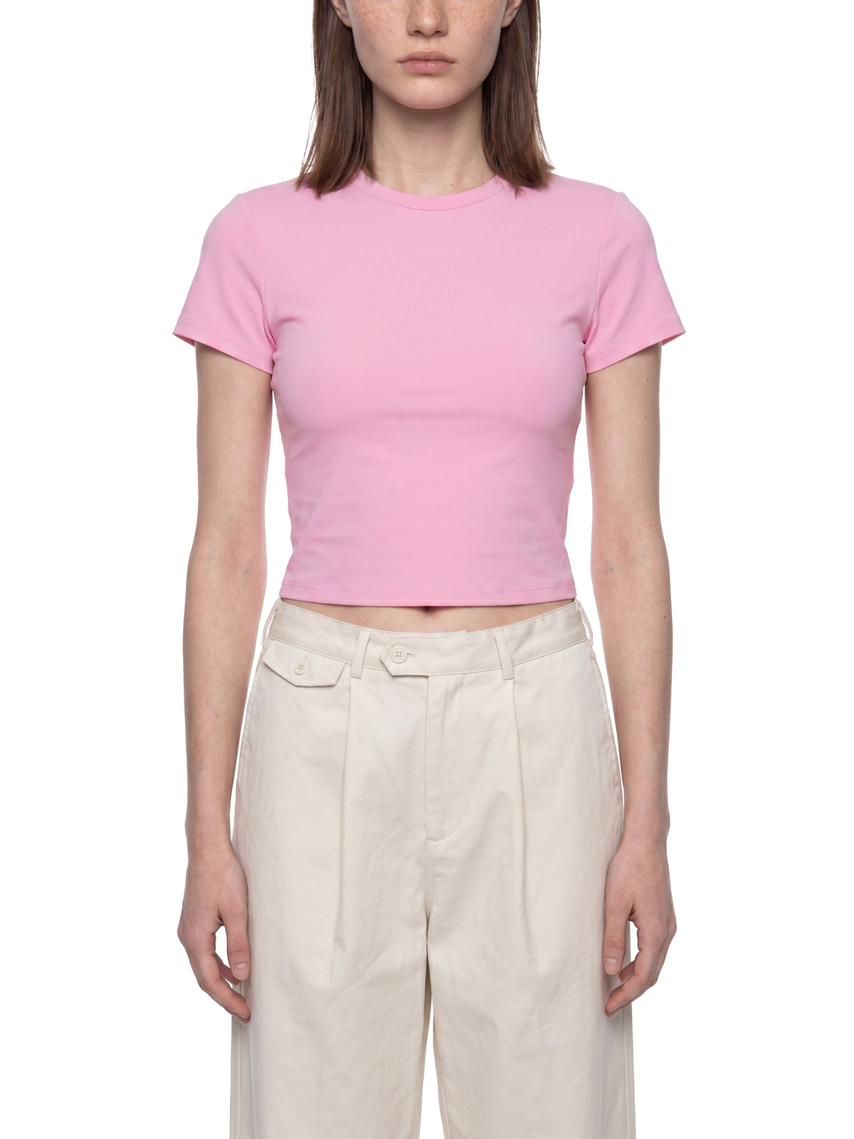Women's Crewneck Crop T-Shirt gallery 3