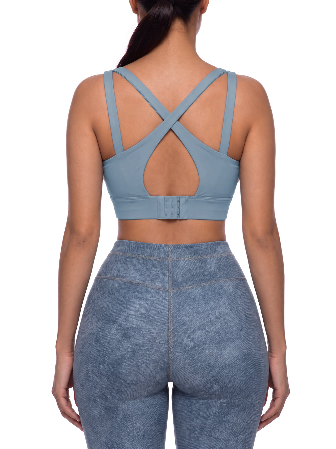Women's Cropped Yoga Sport Bra gallery image 5