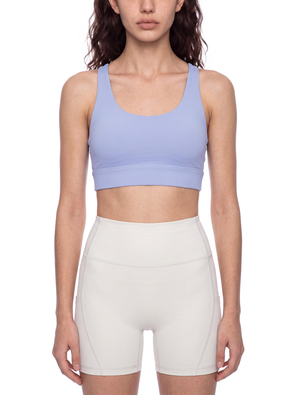 Women's Cropped Yoga Sport Bra gallery image 3