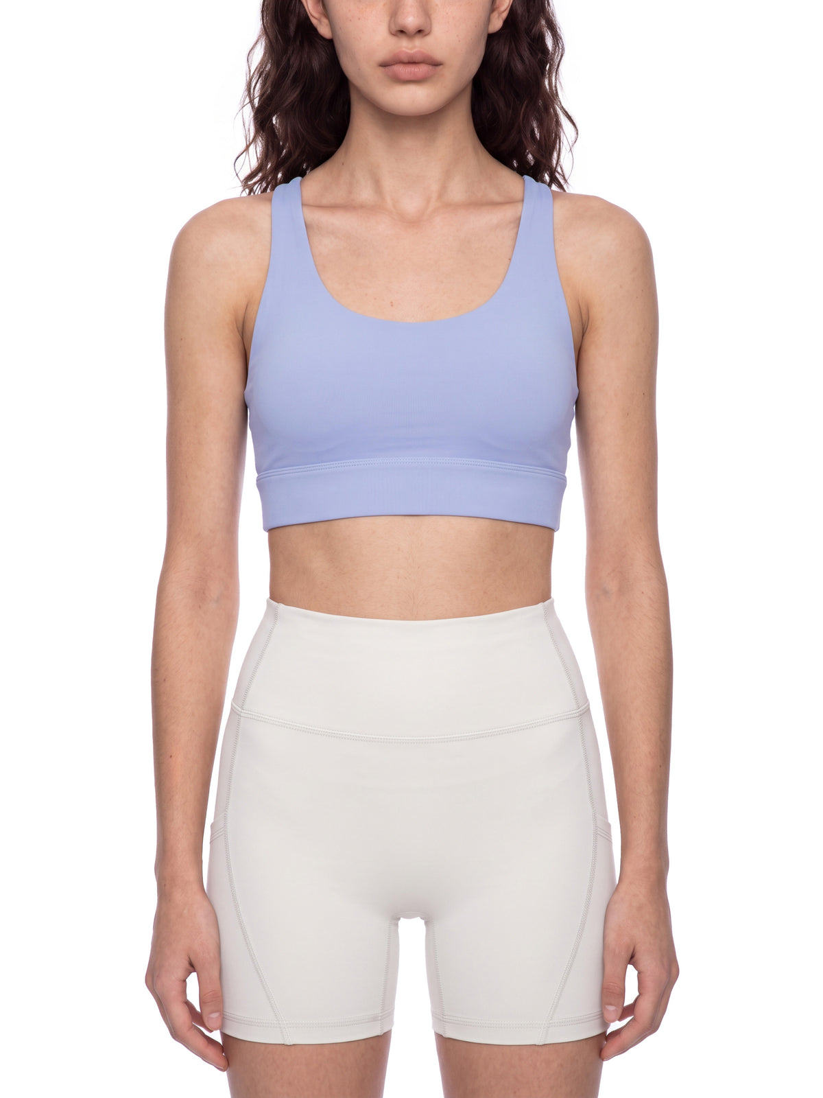 Women's Cropped Yoga Sport Bra gallery image 3