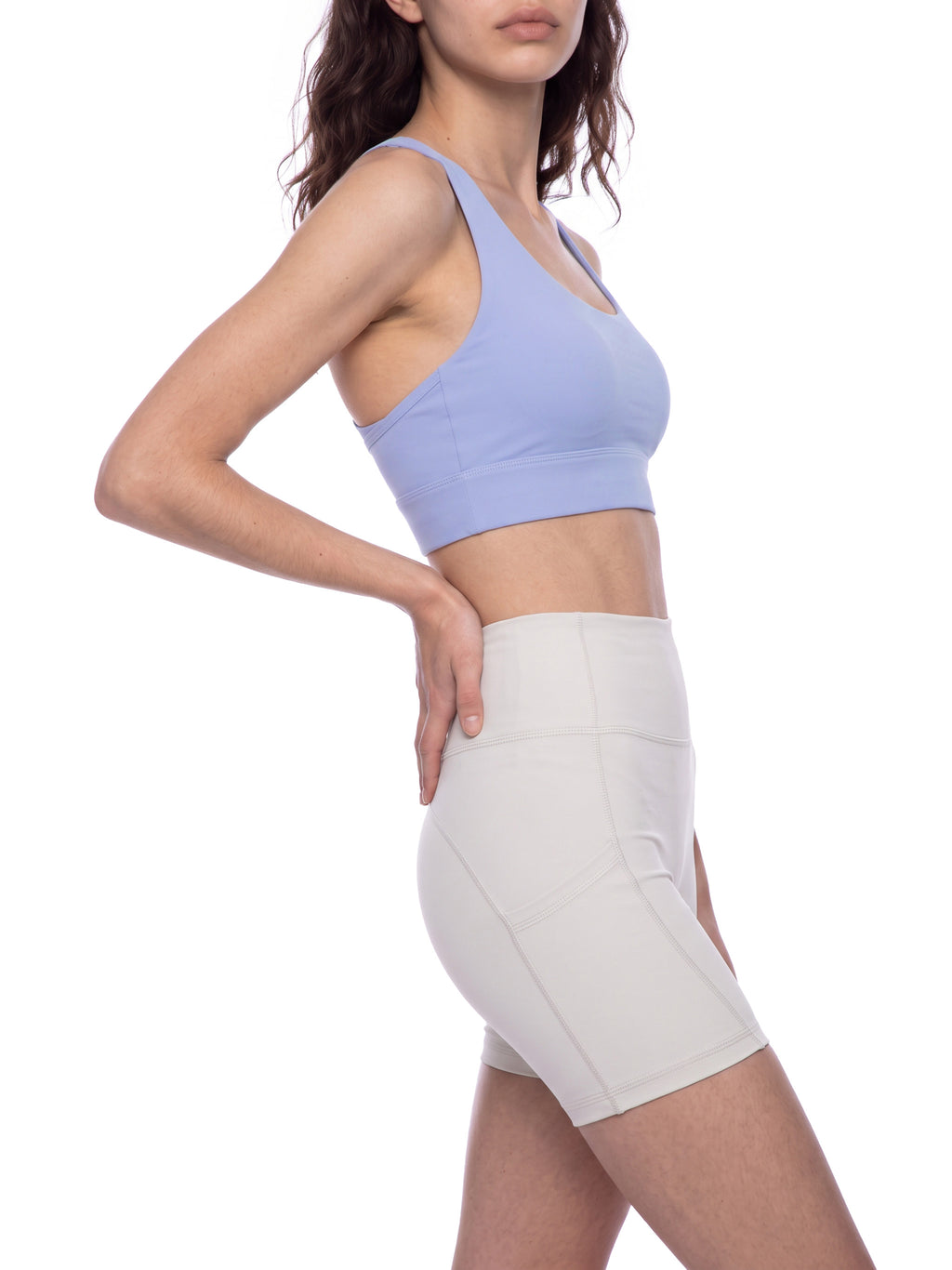 Women's Cropped Yoga Sport Bra gallery image 6
