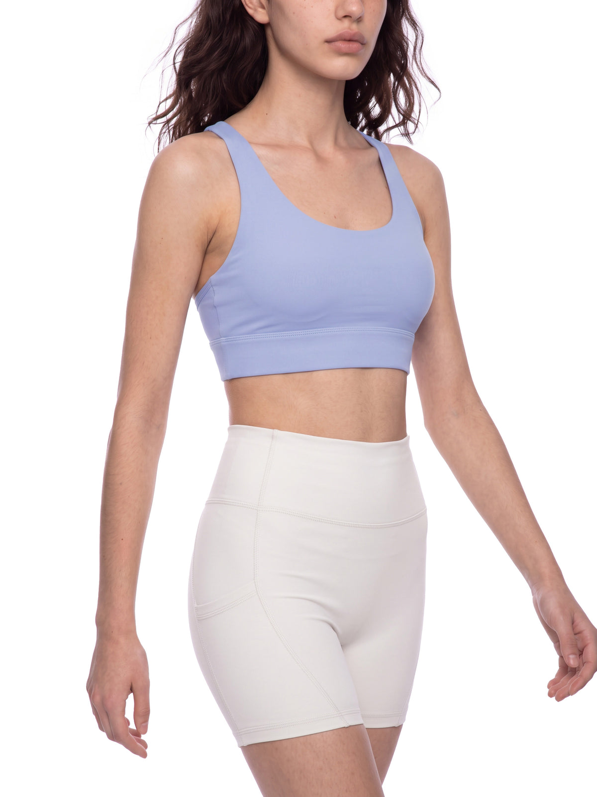 Women's Cropped Yoga Sport Bra gallery image 7
