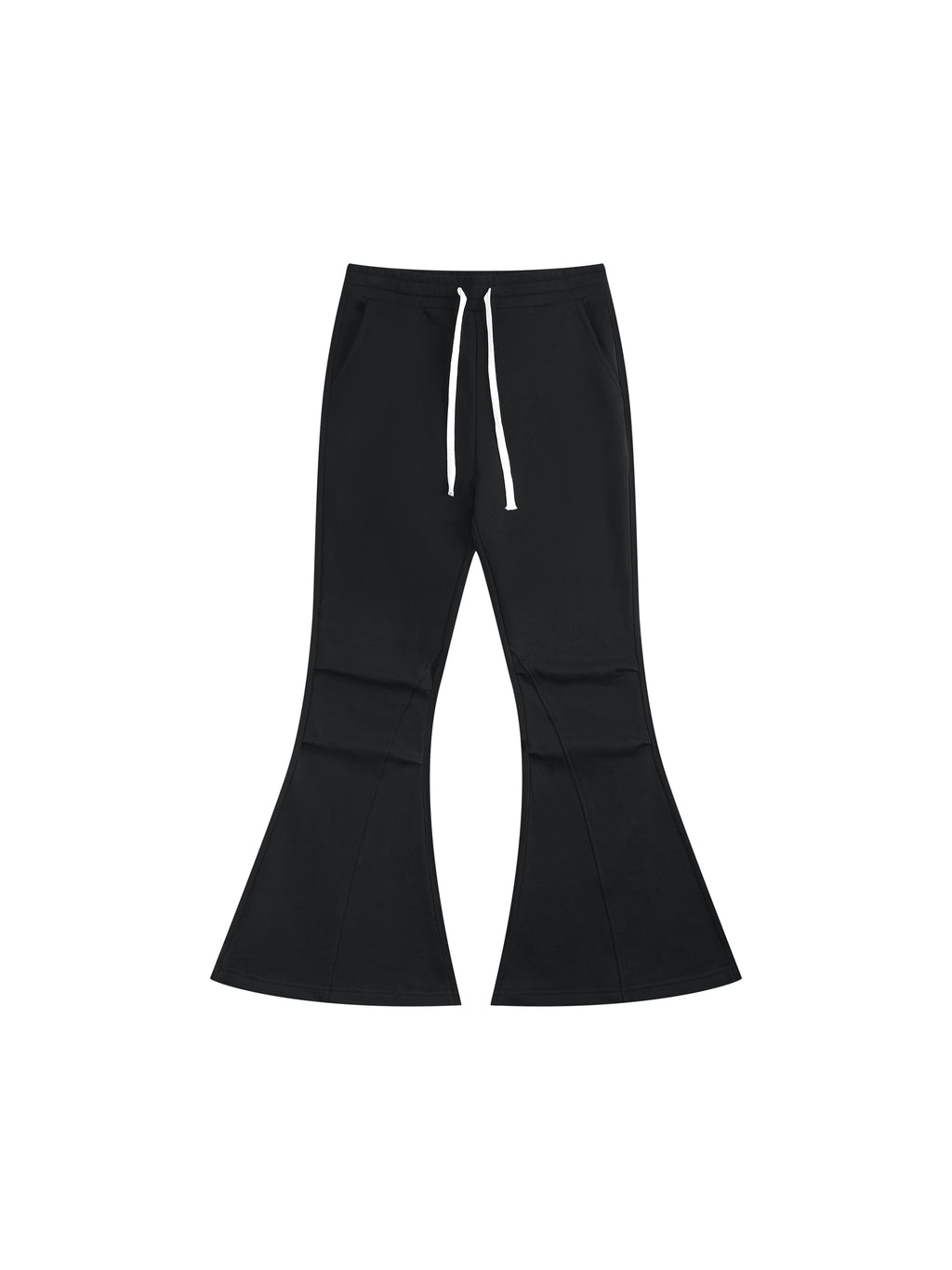 Women’s Flared Sweatpants black front product view