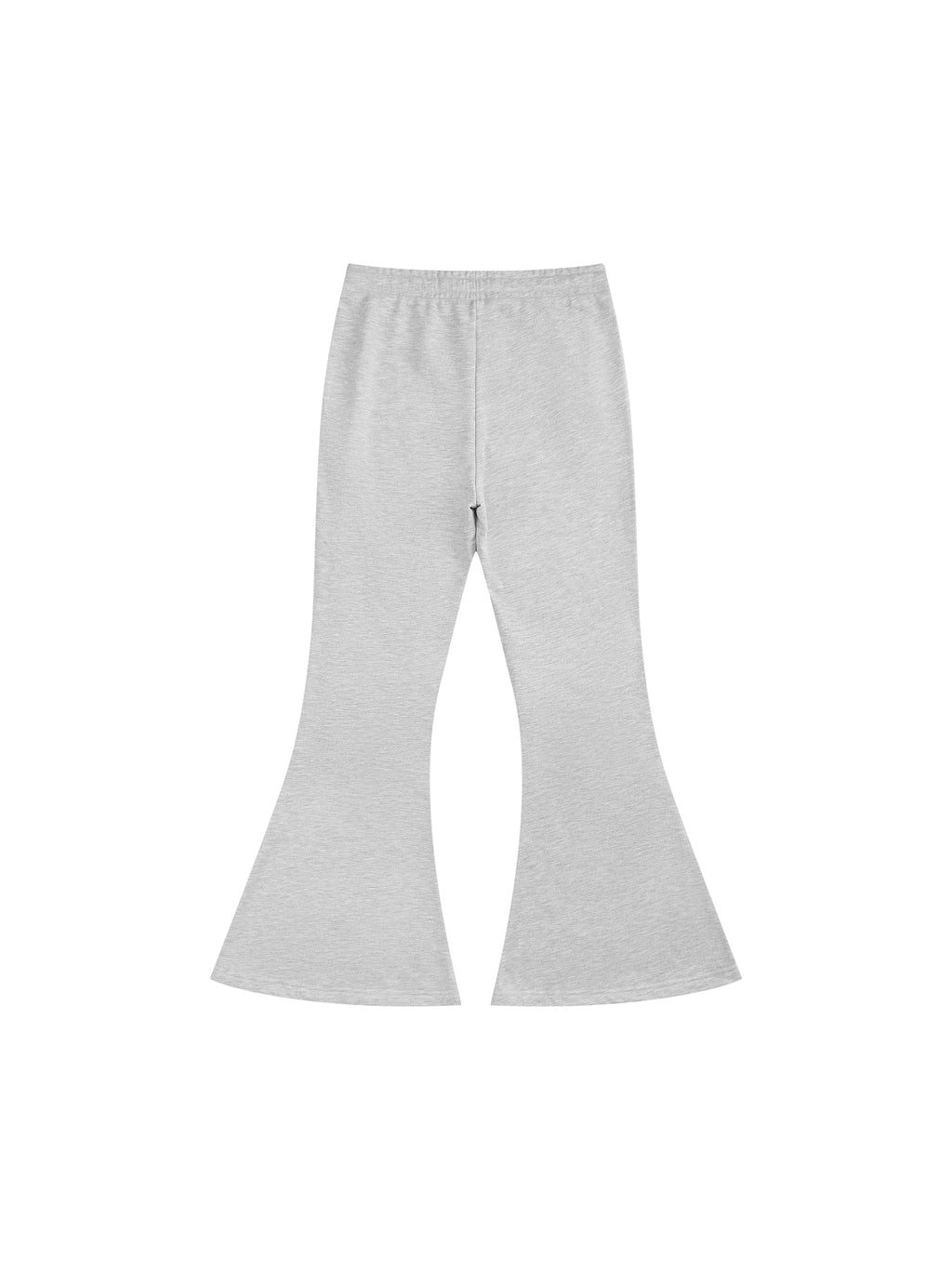 Women’s Flared Sweatpants flower gray back product view