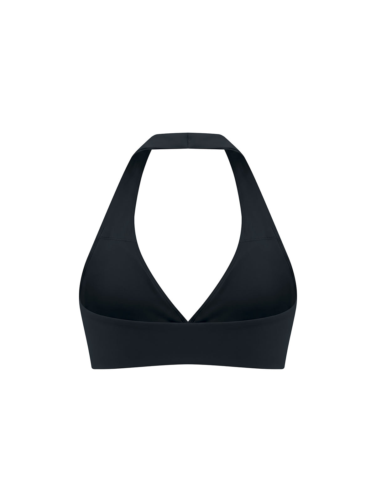 Women’s Halter Yoga Sports Bra black back view